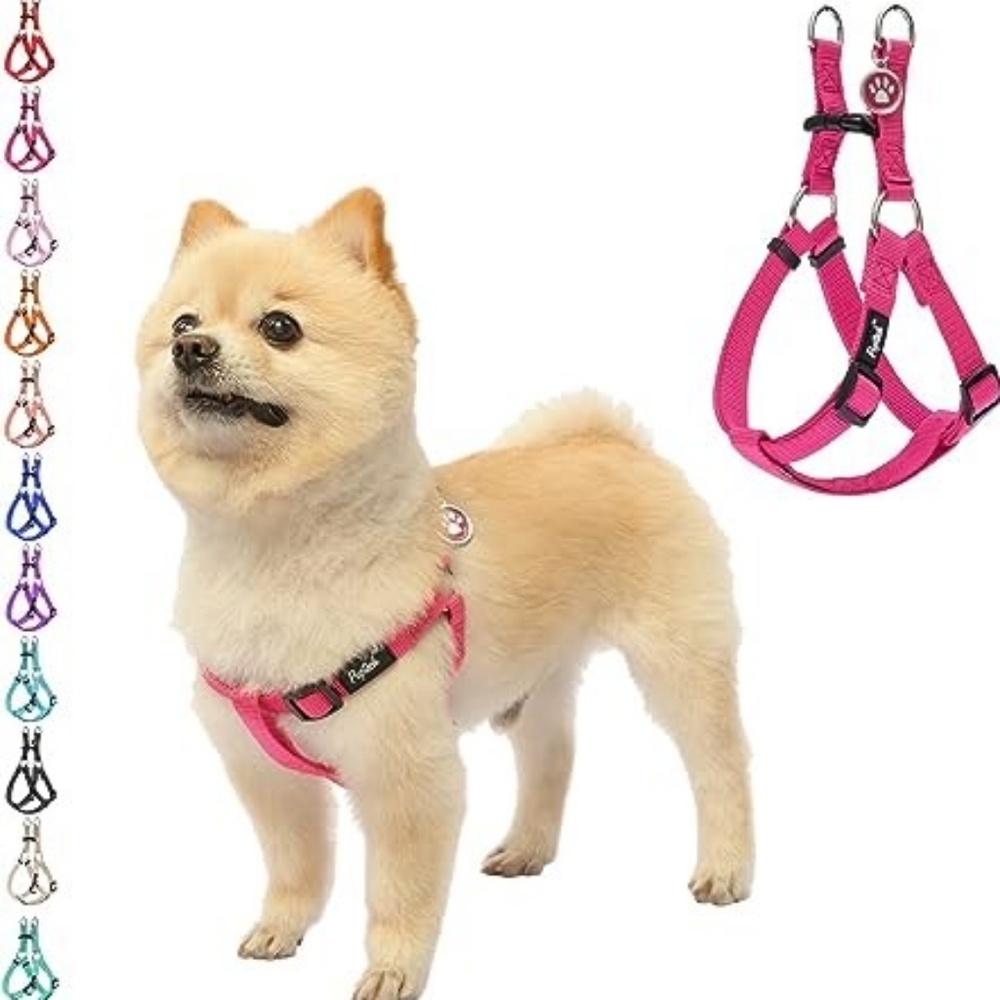 PUPTECK No Pull Dog Harness - size S, pink